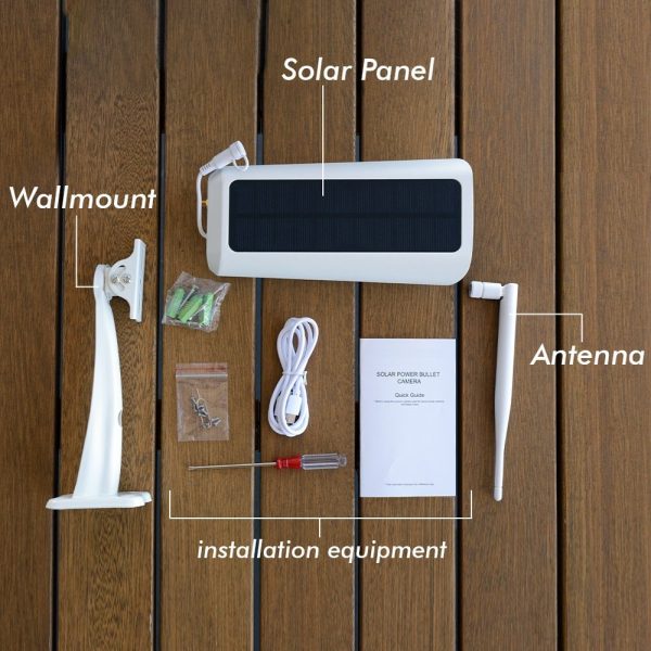 WiFi Solar Bullet Camera + Extra Solar Panel - Image 5
