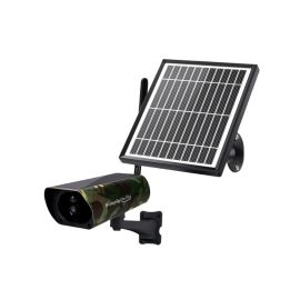 4G Solar Bullet Camouflage Camera + Extra Solar Panel