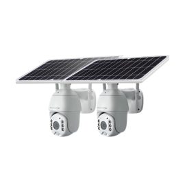 Bundle 4G Solar PTZ Camera (2x White Metal PTZ & 2x 128GB)