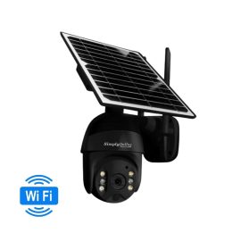 WiFi Solar Camera PTZ (3MP)- Metal Casing Black