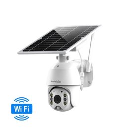 WiFi Solar Camera PTZ (3MP)- Metal Casing White